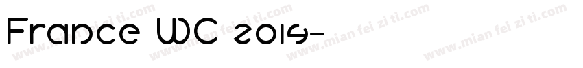 France WC 2014字体转换